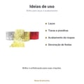 Fita Tule com Paetê 60mm x 25 jardas - ideias de uso