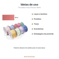 Ideias de uso: Fita xadrez Vichy Princess 38mm x 10m