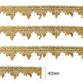 Galão metálico 08 - c/40mm x 20m - Dourado - 35067