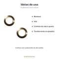 Ilhós para Cortina Redondo 40mm Ouro Velho - 25 Pares - ideias de uso