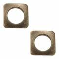 Ilhós para Cortina Quadrado 40mm Ouro Velho - 25 Pares