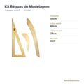 Kit Réguas de Modelagem em MDF - ficha técnica