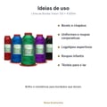 Ideias de uso: Linha de bordar Vision 120 Resistente cone 4.000m