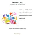 Marcador de Ponto Coração 50 unidades - ideias de uso