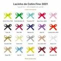 Lacinho de cetim fino - Laço & Cia 3001 - 100 unidades - cores e opções disponíveis