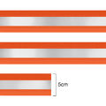 Fita refletiva laranja cítrico