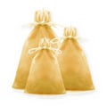 Saco de Organza Dourado para Lembrancinhas - Pacote com 100 Unidades - RO.119143