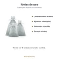 Saco de Organza Prata 10 unidades - ideias de uso para lembrancinhas