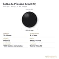 Ficha técnica botão de pressão Scovill 12 preto 12,05mm
