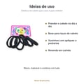 Elástico Xuxinha Preto 2cm 6 unidades - ideias de uso